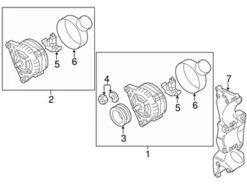 Genuine VW/Audi 06F903023EX Alternator - VW | VW06F903023EX