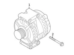 Genuine VW/Audi 06L903018H Alternator - Audi | AU06L903018H