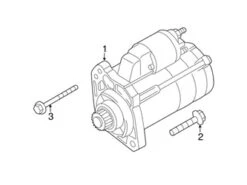 Genuine VW/Audi 077911023J Starter - Audi, VW | 077911023K VW077911023J