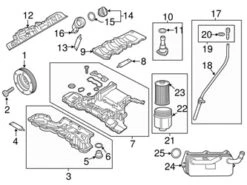 Genuine VW/Audi 079117015N Oil Cooler - Audi | 079117015L AU079117015N