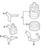 Genuine VW/Audi 079121601B Auxiliary Water Pump; Front - Audi | AU079121601B