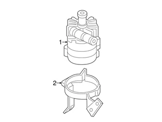 Genuine VW/Audi 079965561 Auxiliary Water Pump; Rear - Audi | AU079965561 3 Genuine VW/Audi 079965561 Auxiliary Water Pump; Rear - Audi | AU079965561