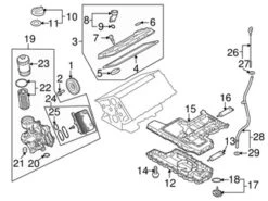 Genuine VW/Audi 07C117037K Oil Cooler - Audi | AU07C117037K