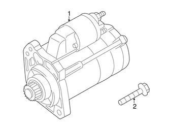 Genuine VW/Audi 07C911023FX Starter - Audi, VW | 07C911023DX VW07C911023FX 3 Genuine VW/Audi 07C911023FX Starter - Audi, VW | 07C911023DX VW07C911023FX