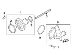 Genuine VW/Audi 07L121014D Water Pump - Audi | AU07L121014D