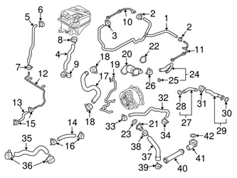 Genuine VW/Audi 07L121237B Coolant Pipe; Rear - Audi | AU07L121237B 3 Genuine VW/Audi 07L121237B Coolant Pipe; Rear - Audi | AU07L121237B