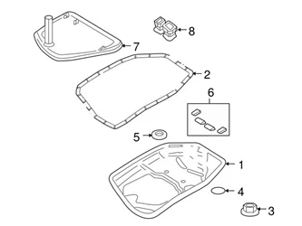 Genuine VW/Audi 09E325443A Transmission Filter Gasket/Seal - Audi | 09E325443 AU09E325443A 3 Genuine VW/Audi 09E325443A Transmission Filter Gasket/Seal - Audi | 09E325443 AU09E325443A