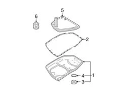Genuine VW/Audi 09L325443 Transmission Filter Gasket/Seal - Audi | AU09L325443