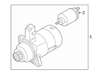 Genuine VW/Audi 0AM911024AX Starter - VW | VW0AM911024AX 3 Genuine VW/Audi 0AM911024AX Starter - VW | VW0AM911024AX