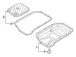 Genuine VW/Audi 0AW301519C Auto Trans Filter - Audi | AU0AW301519C