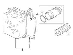 Genuine VW/Audi 0GC325201H Auto Trans Filter O-Ring - Audi, VW | 0GC325201E VW0GC325201H