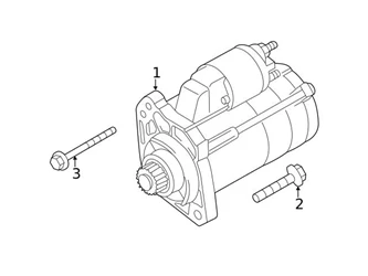 Genuine VW/Audi 0P2911022A Starter - Audi | AU0P2911022A 3 Genuine VW/Audi 0P2911022A Starter - Audi | AU0P2911022A