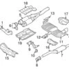 Genuine VW/Audi 191253232A Catalytic Converter Gasket; Front - Audi | AU191253232A -Brembo Shop VW 191253232A