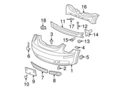 Genuine VW/Audi 1C0807684B01C Grille; Right - VW | VW1C0807684B01C