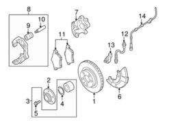 Genuine VW/Audi 1J0615124D Brake Caliper; Right, Front Right Right - Audi, VW | 3A0615124 3A0615124A 8N0615124 VW1J0615124D