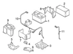 Genuine VW/Audi 1J0971235AP Battery Cable Harness - VW | 1J0971235N VW1J0971235AP