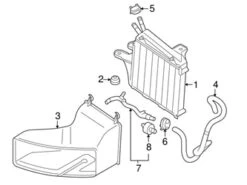 Genuine VW/Audi 1K0121212C Radiator - VW | 1K0121212B VW1K0121212C