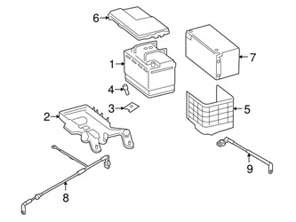 Genuine VW/Audi 1K0915443 Battery Cover - Audi | AU1K0915443 3 Genuine VW/Audi 1K0915443 Battery Cover - Audi | AU1K0915443