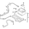 Genuine VW/Audi 3B1971225C Battery Cable Harness - VW | VW3B1971225C