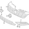 Genuine VW/Audi 3C8853651ABZLL Grille - VW | VW3C8853651ABZLL