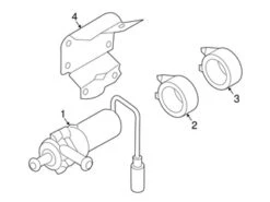 Genuine VW/Audi 3D0965561E Auxiliary Water Pump - VW | 3D0965561B VW3D0965561E