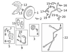 Genuine VW/Audi 3Q0698151E Brake Pad Set; Front - Audi, VW | VW3Q0698151E