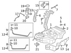 Genuine VW/Audi 3Q0919051AD Fuel Pump, Electric; Front - VW | 3Q0919051H VW3Q0919051AD