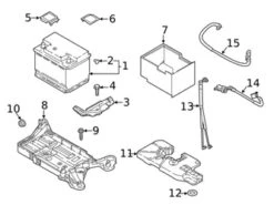 Genuine VW/Audi 3Q0971228 Battery Cable Harness - VW | VW3Q0971228