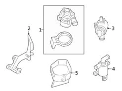 Genuine VW/Audi 3QF121093B Water Pump Bracket - VW | VW3QF121093B