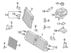 Genuine VW/Audi 420121254B Radiator - Audi | 420121254A AU420121254B