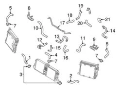 Genuine VW/Audi 420121439 Engine Coolant Overflow Hose; Front - Audi | AU420121439
