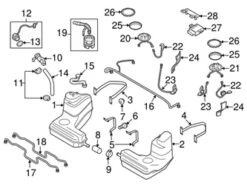 Genuine VW/Audi 420907815A Fuel Pump Driver Module Bracket - Audi | AU420907815A