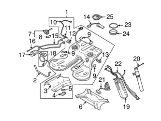 Genuine VW/Audi 4E0919679J Fuel Pump Housing; Right - Audi | AU4E0919679J 3 Genuine VW/Audi 4E0919679J Fuel Pump Housing; Right - Audi | AU4E0919679J