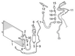 Genuine VW/Audi 4F0260403Q A/C Condenser - Audi | 4F0260403L 4F0260403M AU4F0260403Q
