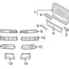 Genuine VW/Audi 4F0853651AJ1RR Grille - Audi | AU4F0853651AJ1RR -Brembo Shop VW 4F0853651AJ1RR