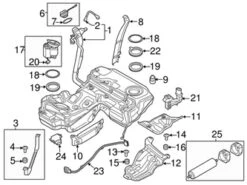 Genuine VW/Audi 4G0127401 Fuel Pump Filter - Audi | AU4G0127401