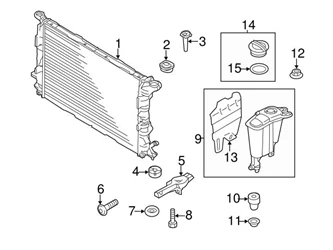 Genuine VW/Audi 4G0145804D Radiator - Audi | 4G0145804 4G0145804A AU4G0145804D 3 Genuine VW/Audi 4G0145804D Radiator - Audi | 4G0145804 4G0145804A AU4G0145804D