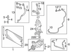 Genuine VW/Audi 4G0260403Q A/C Condenser - Audi | 4G0260403N 4G0260403P AU4G0260403Q