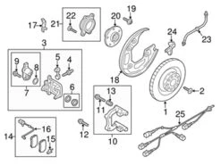 Genuine VW/Audi 4G0615404F Brake Caliper; Rear Right - Audi | AU4G0615404F