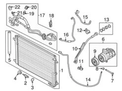 Genuine VW/Audi 4H0260403L A/C Condenser - Audi | 4H0260403E AU4H0260403L
