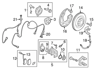 Genuine VW/Audi 4H0615403 Brake Caliper; Rear Left - Audi | AU4H0615403 3 Genuine VW/Audi 4H0615403 Brake Caliper; Rear Left - Audi | AU4H0615403