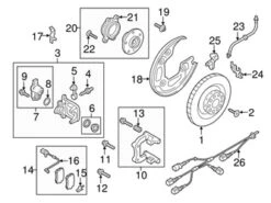 Genuine VW/Audi 4H0698451P Brake Pad Set; Rear - Audi | 4H0698451F AU4H0698451P