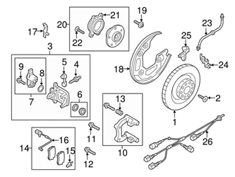 Genuine VW/Audi 4H0698451P Brake Pad Set; Rear - Audi | 4H0698451F AU4H0698451P 3 Genuine VW/Audi 4H0698451P Brake Pad Set; Rear - Audi | 4H0698451F AU4H0698451P