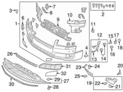 Genuine VW/Audi 4H0807680AF3FZ Grille; Right - Audi | AU4H0807680AF3FZ