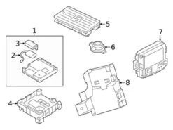 Genuine VW/Audi 4K0907729 Battery Cover - Audi | AU4K0907729