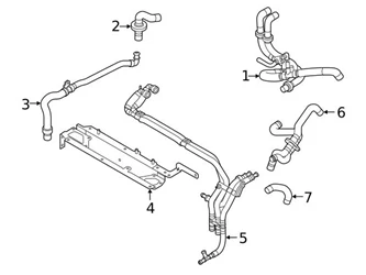 Genuine VW/Audi 4KE819379G Drive Motor Inverter Coolant Line Bracket; Front | AU4KE819379G 3 Genuine VW/Audi 4KE819379G Drive Motor Inverter Coolant Line Bracket; Front | AU4KE819379G