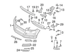 Genuine VW/Audi 4L080769801C Grille; Right - Audi | AU4L080769801C