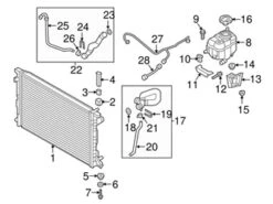 Genuine VW/Audi 4M0121081AJ Engine Coolant Overflow Hose - Audi | AU4M0121081AJ