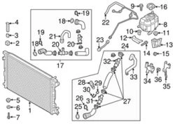 Genuine VW/Audi 4M0121081BK Engine Coolant Overflow Hose; Upper - Audi | AU4M0121081BK