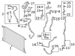 Genuine VW/Audi 4M0816411D A/C Condenser - Audi | AU4M0816411D